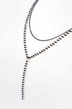 BEADED Y NECKLACE - By Baano