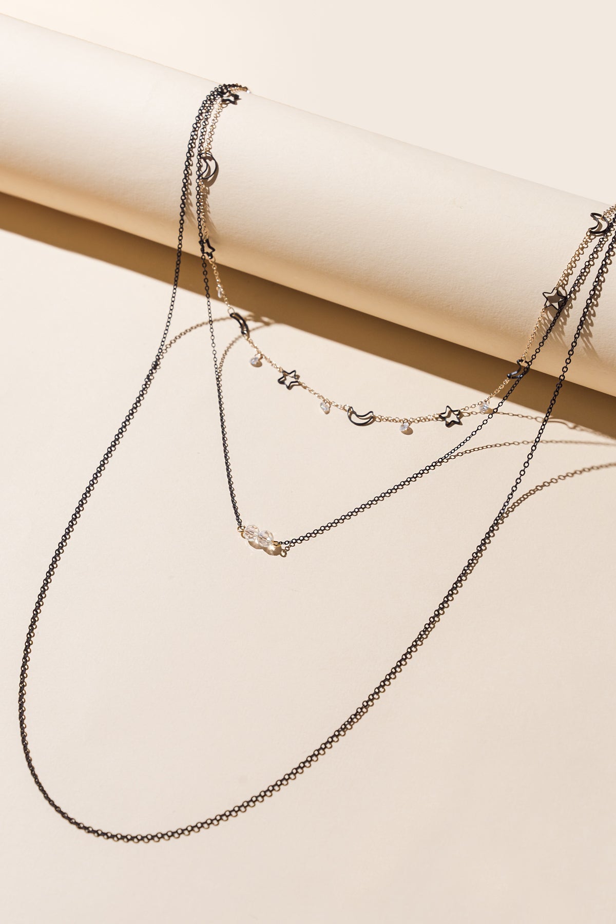 IT'S LIKE THUNDER LAYERED NECKLACE - By Baano