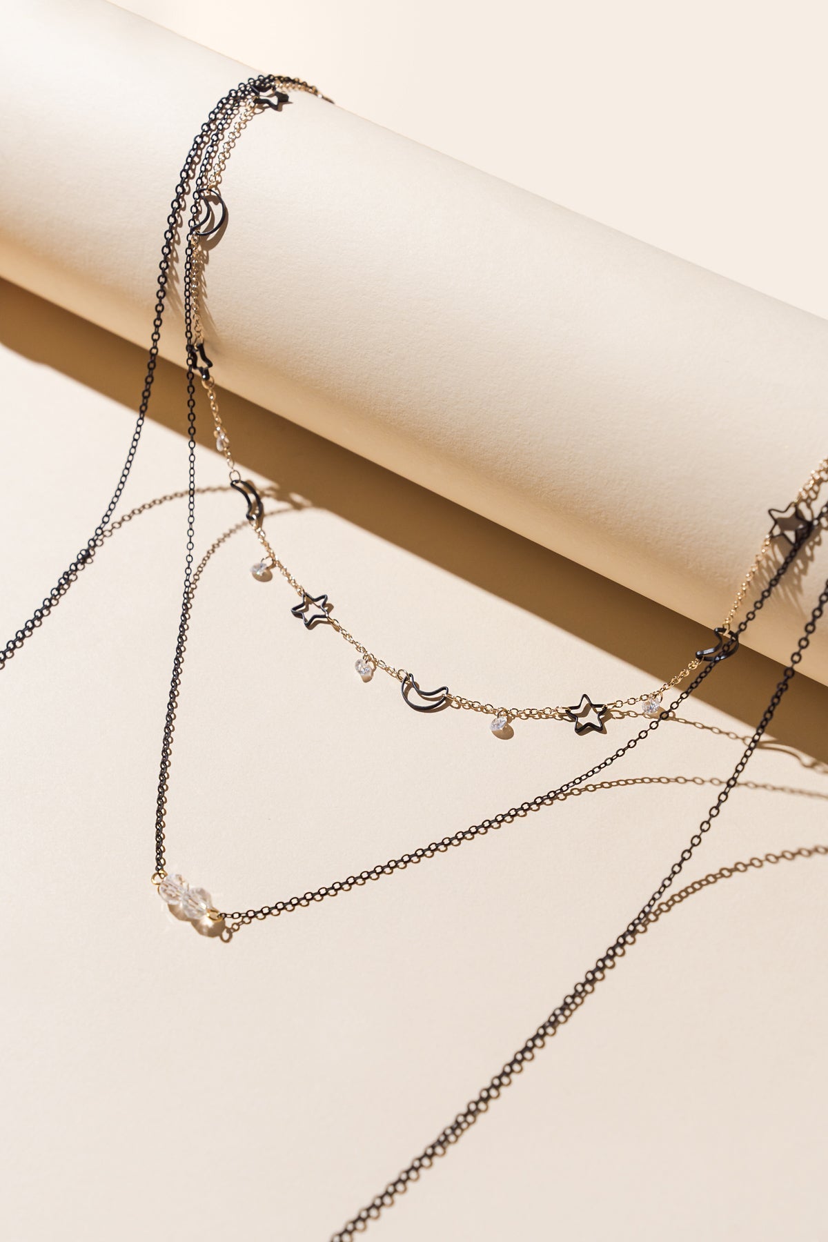 IT'S LIKE THUNDER LAYERED NECKLACE - By Baano