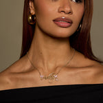 The Butterfly Script Name Necklace