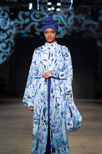 Woven Navy Burkini Modest Swimwear M2498 Marina Modest