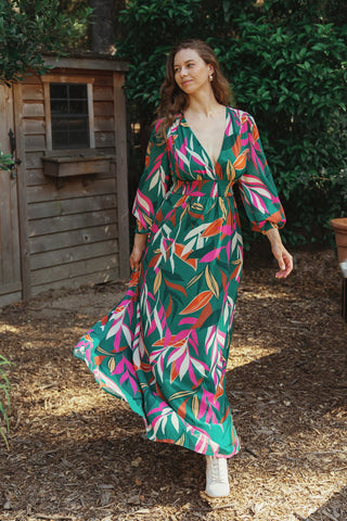 GONE COASTAL WOVEN MAXI DRESS - By Baano
