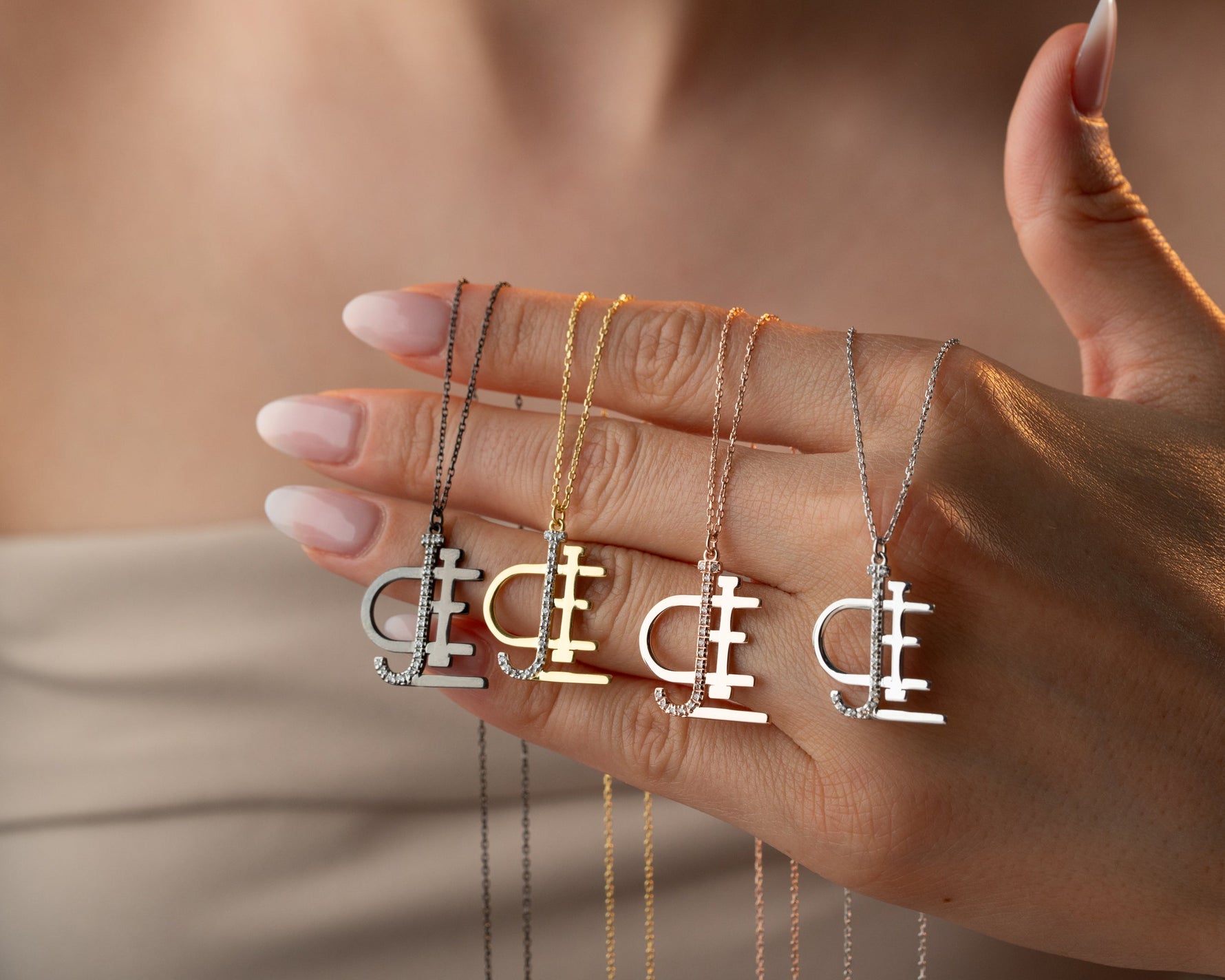 Sparkle Name Necklace – Diamond Initial Custom Jewelry for Trendsetters