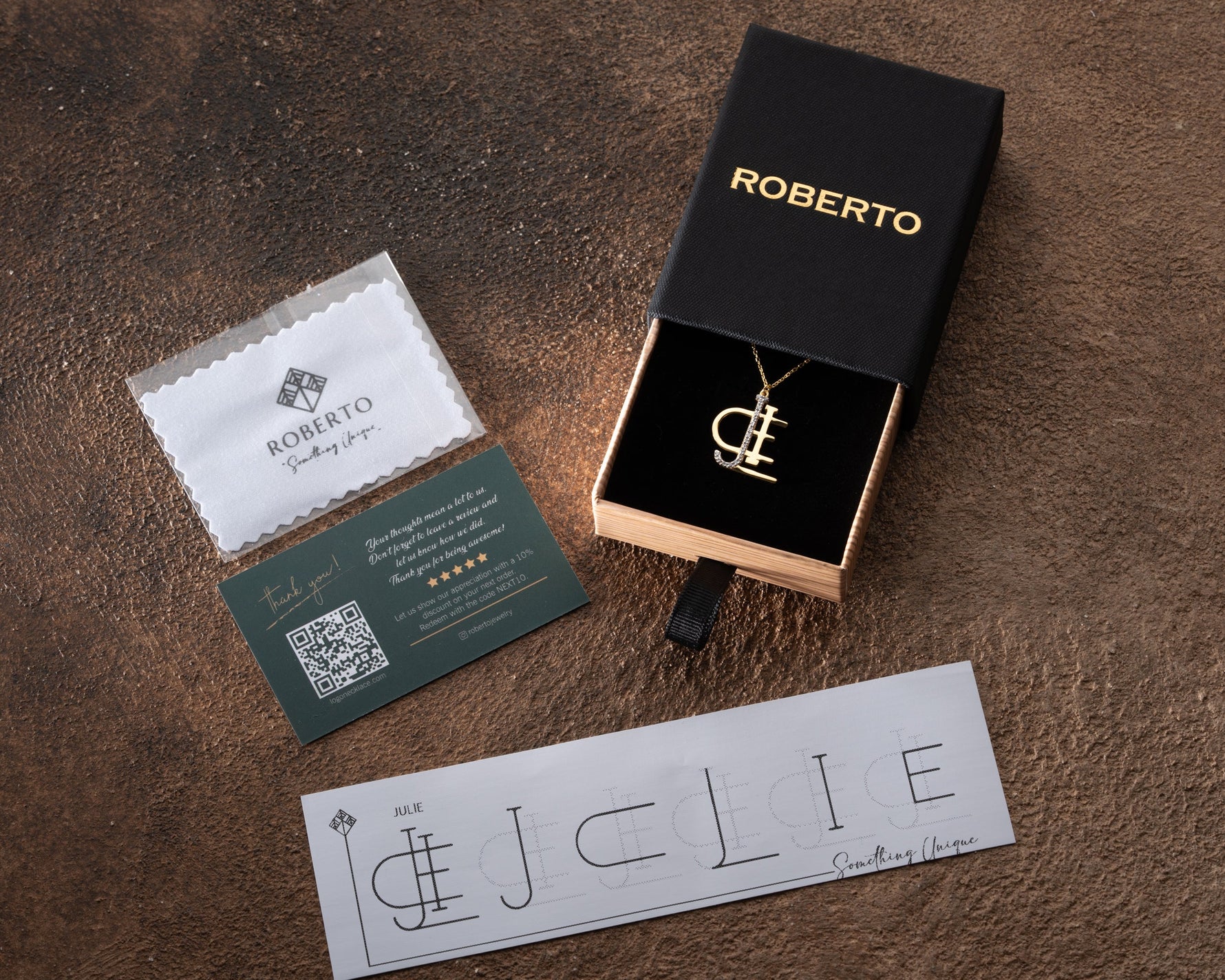 Diamond Letter Name Necklace – Custom Gift for Her, Personalized Jewelry with Sparkling Initial