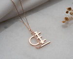 Personalized Name Necklace with Diamond First Letter – A Symbol of Light & Meaning