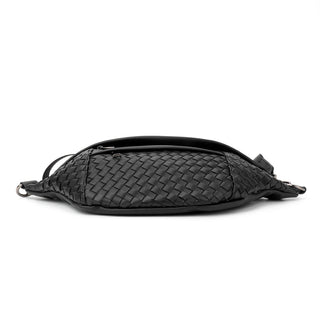 The Riley | Woven Leather Sling Bag - By Baano
