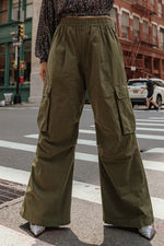 INCREDIBLE MOMENTS WOVEN CARGO PANTS - By Baano