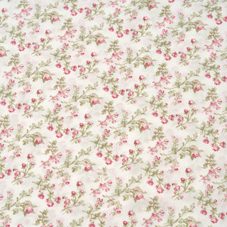 DaDa Bedding Collection Romantic Coquette Sheet Set - 100% Cotton [ Poplin Cotton ] Floral Fitted & Flat Sheets with Pillowcases - Deep Pocket Design - Soft, Breathable, Wrinkle-Resistant