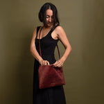 Crossbody Bag - Burgundy Glow