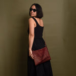 Crossbody Bag - Burgundy Glow