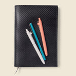 Refillable A5 Leather Notebook Cover – Black Limited Edition