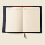 Refillable A5 Leather Notebook Cover – Navy Limited Edition