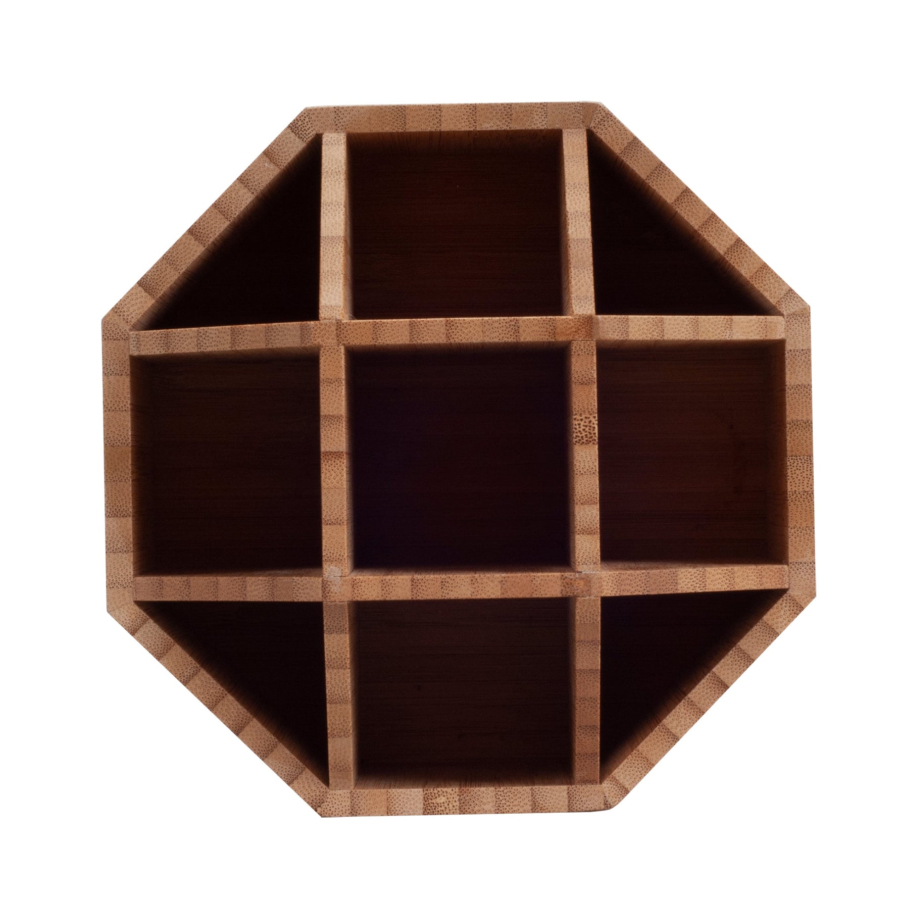Bamboo Rotating Organizer