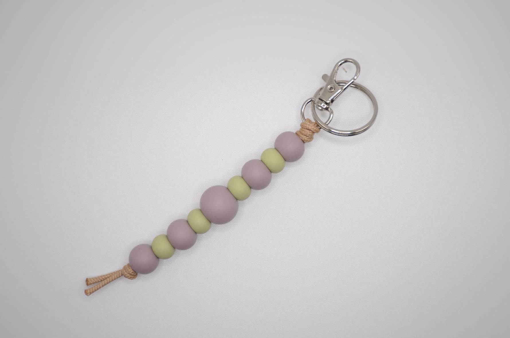 Lavender Succulent Keychain