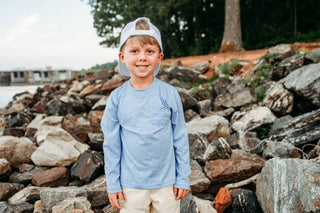 Kid's Bamboo Heathered Long Sleeve Tee - By Baano