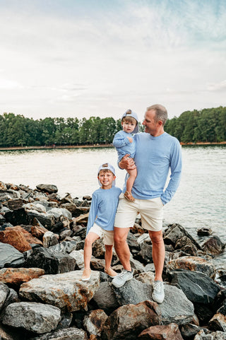 Kid's Bamboo Heathered Long Sleeve Tee - By Baano