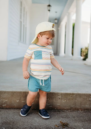 Kid's Coastal Stripe Set - By Baano