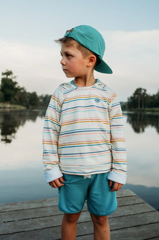 Coastal Stripe Hoodie - By Baano