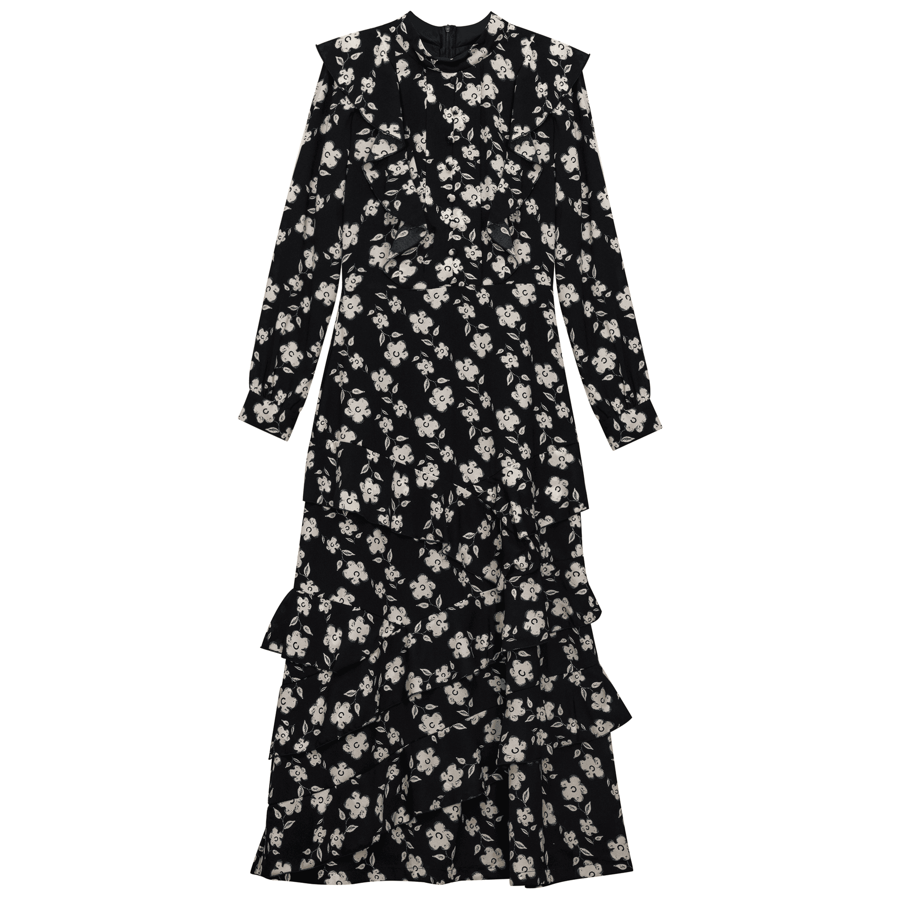 Woven Floral Printed Dress