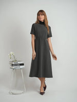 Midi Mock Kneck Dress