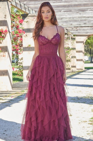 Dahlia Gown - Mulberry - By Baano