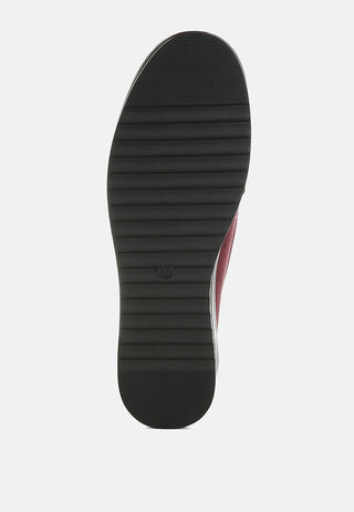 Daiki Platform Lug Sole Tassel Loafers