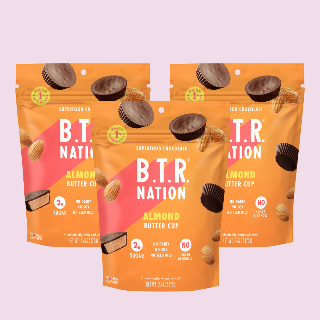 DARK CHOCOLATE ALMOND BUTTER CUPS (3 BAGS)