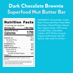 PRE-ORDER: Dark Chocolate Brownie Superfood Bar (12 Count) 🍫