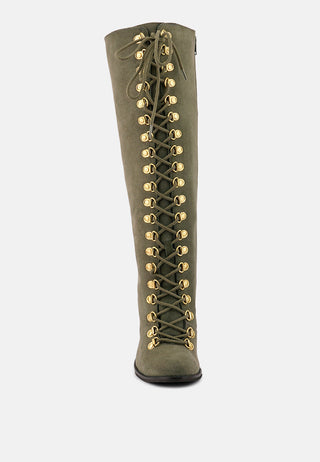 Street-Slay Antique Heeled Calf Boot