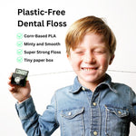 Dental Floss - Charcoal Mint - Plastic-Free and Vegan Canary