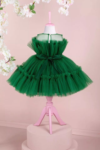 Diana Green Party Dress