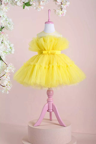 Diana Yellow Party Dress