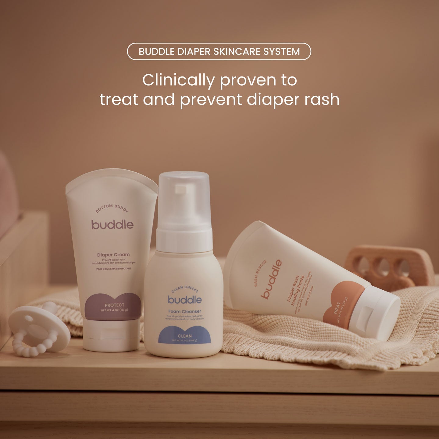 The Buddle Diaper Skincare System - By Baano