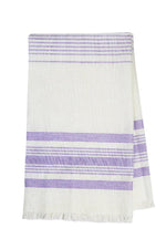 White & Lilac Kitchen Towel