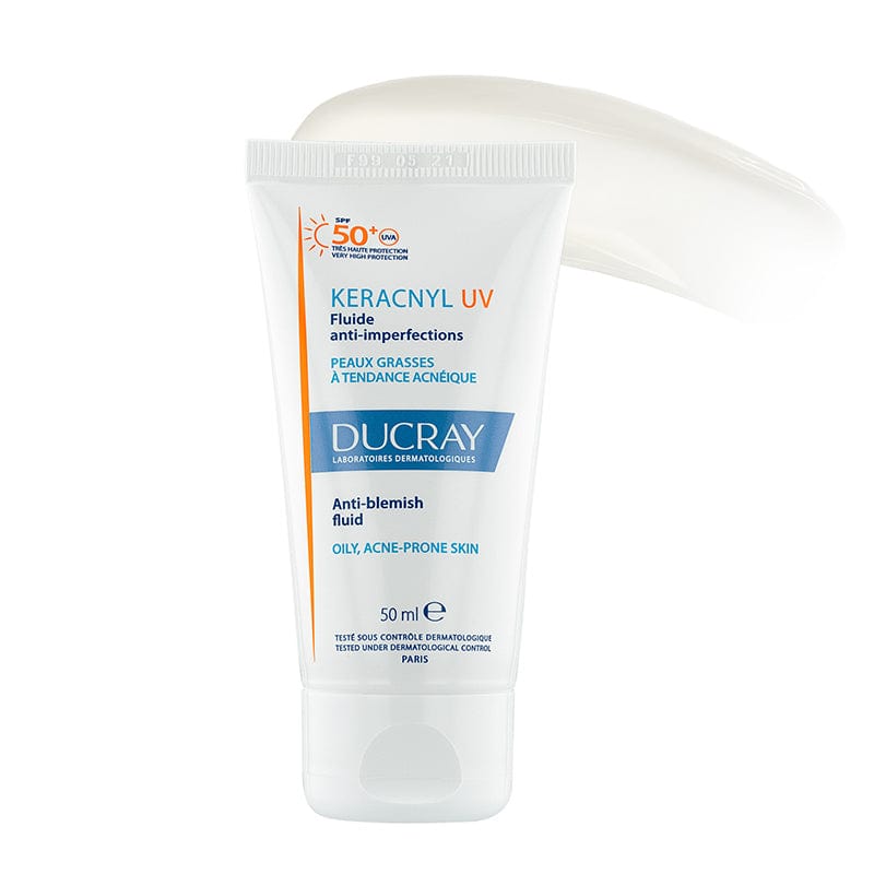 Ducray Keracnyl UV SPF50+ Anti Blemish Fluid 50 ml - By Baano