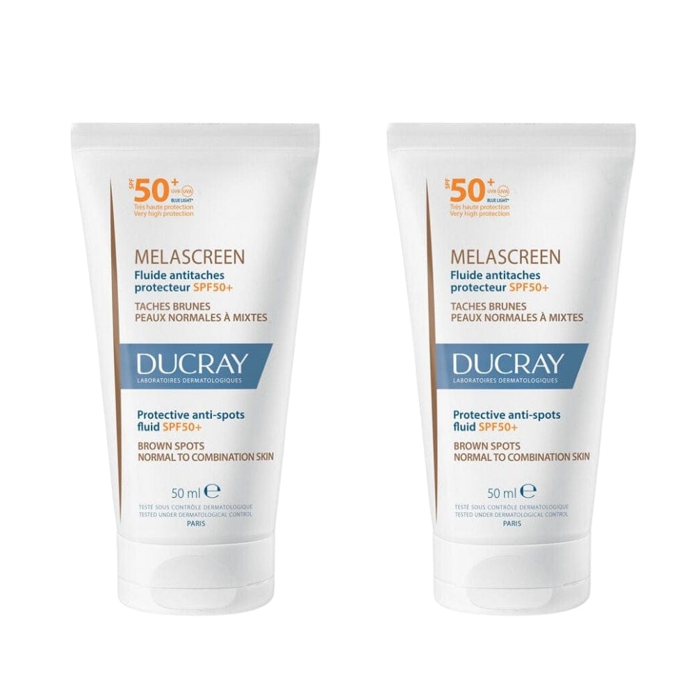 Ducray Melascreen Protective Anti Spots Fluid Spf 50+ 50 ml -2 Pack - By Baano