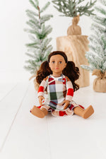 Holiday Plaid | DOLL DRESS - By Baano