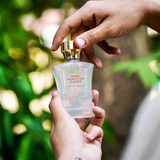 White Moroccan Leather Habibi NY