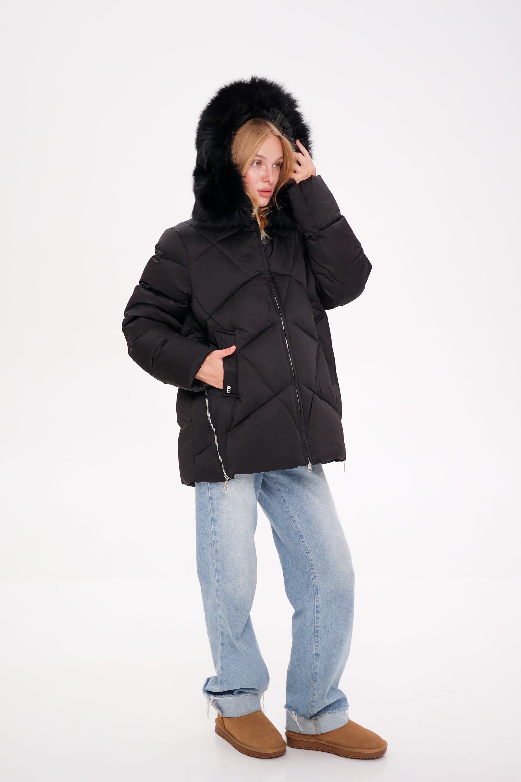 Genuine Polar Fox Thinsulate™ Insulation Coat
