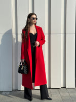 Astoria Classic Wraparound Wool Blend Overcoat