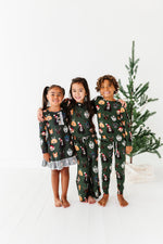 Christmas Doggies | GIRLS WIDE-LEG SET - By Baano