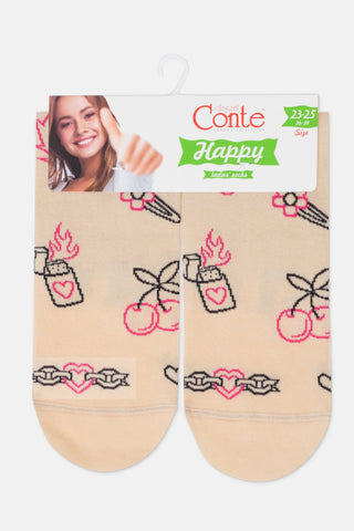 Cotton Socks Conte Happy 605 - Baby Love - By Baano