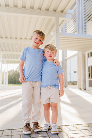 Kid's Bamboo Heathered Tee - By Baano