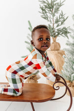 Holiday Plaid | ZIP ROMPER - By Baano