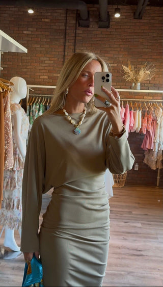 KILANI MIDI DRESS