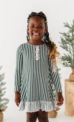 Green Stripes | NIGHTGOWN - By Baano