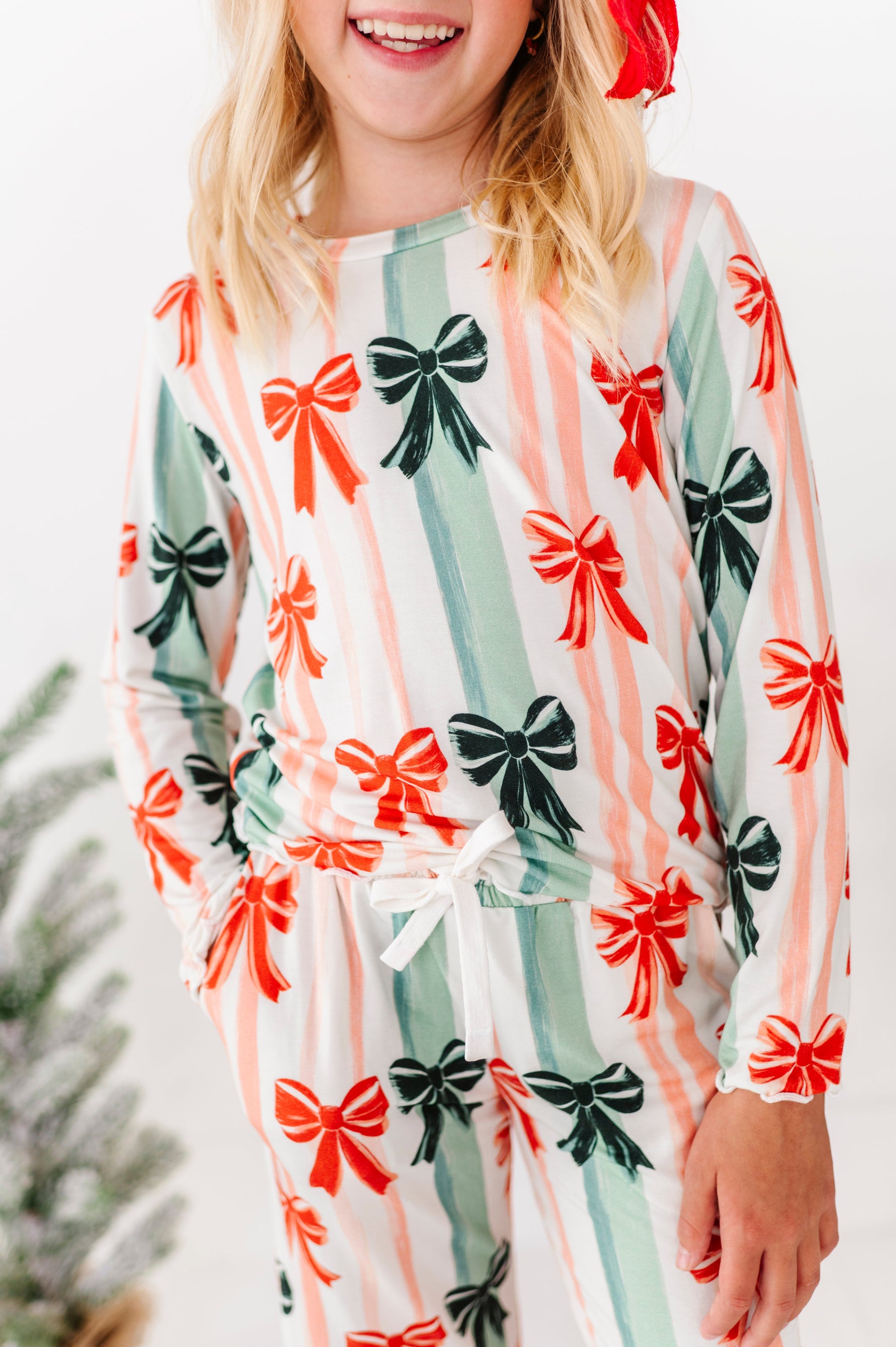 Bows | GIRLS WIDE-LEG SET - By Baano