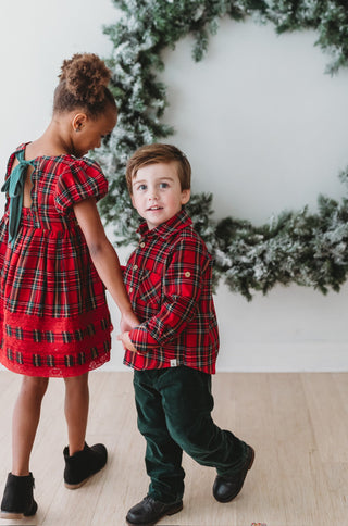 *PREORDER* Christmas Tartan Button-Up Shirt