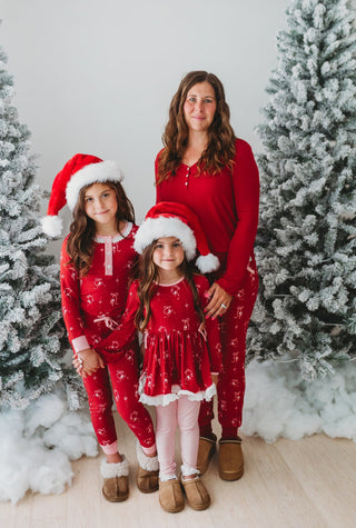 *PREORDER* Santa's Sleigh Bows Tunic Comfort Set - By Baano