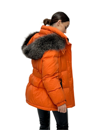 Genuine Silver Fox Down Fill Jacket - By Baano